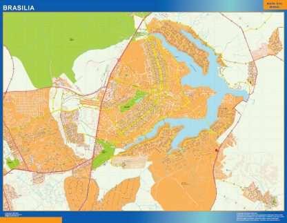 Mapa Brasilia Brasil